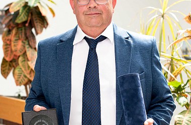 Elismerő Oklevél kitüntetésben részesült Frankó Ferenc, a Pannon-Víz Zrt. munkatársa